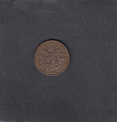 Beschrijving: 1 Cent WILHELMINA 